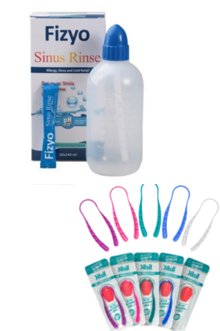 Yogi  Ağız ve Burun  Temizlik Seti  (Sinüs Temizleme  + Dilsil )