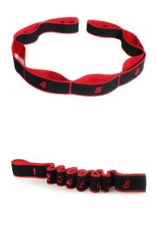 OmSiva Yoga Kademeli Elastik Yoga Kemeri / Bandı