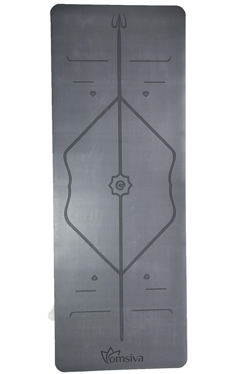 OmSiva Yoga Matı 5 Mm Pu- Rubber HİZA