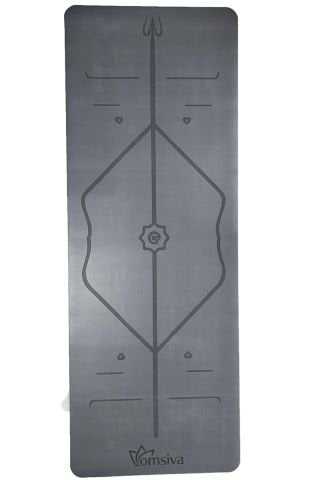 OmSiva Yoga Matı 5 Mm Pu- Rubber  HİZA